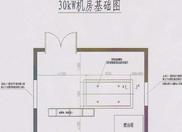 柴油發電機房的設計規范